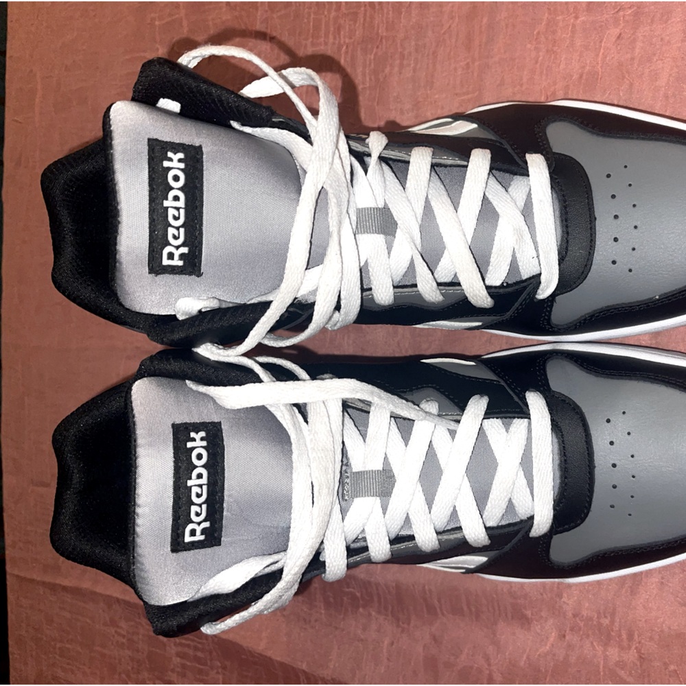 Gray and black Reebok size 10.5